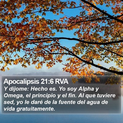 Apocalipsis 21:6 RVA Bible Verse Image