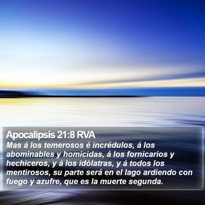 Apocalipsis 21:8 RVA Bible Verse Image