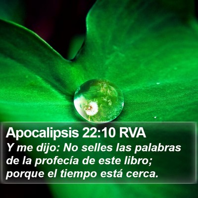 Apocalipsis 22:10 RVA Bible Verse Image