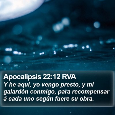 Apocalipsis 22:12 RVA Bible Verse Image