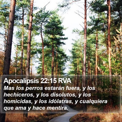 Apocalipsis 22:15 RVA Bible Verse Image