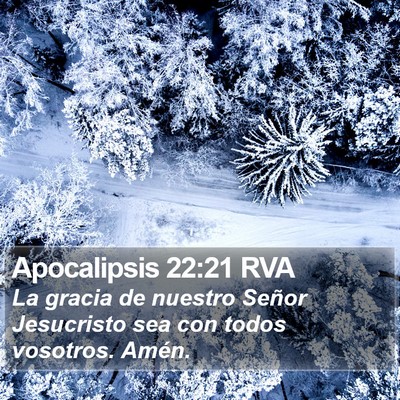 Apocalipsis 22:21 RVA Bible Verse Image