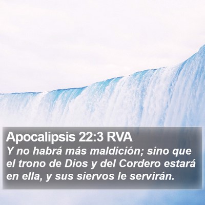 Apocalipsis 22:3 RVA Bible Verse Image