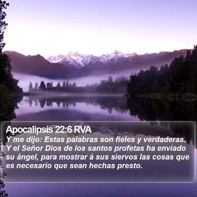 Apocalipsis 22:6 RVA Bible Verse Image