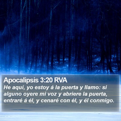 Apocalipsis 3:20 RVA Bible Verse Image