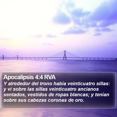 Apocalipsis 4:4 RVA Bible Verse Image