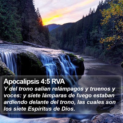 Apocalipsis 4:5 RVA Bible Verse Image