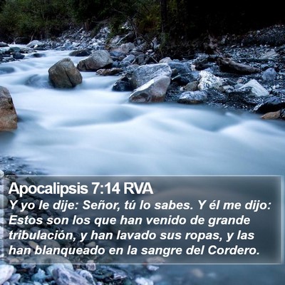 Apocalipsis 7:14 RVA Bible Verse Image