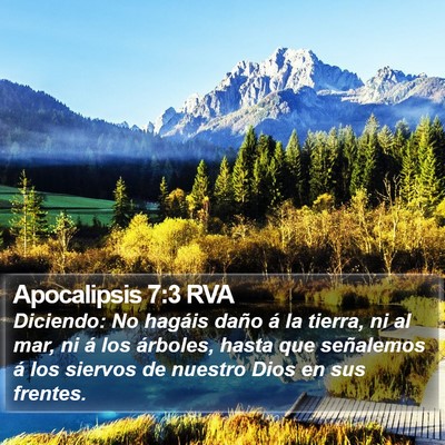 Apocalipsis 7:3 RVA Bible Verse Image
