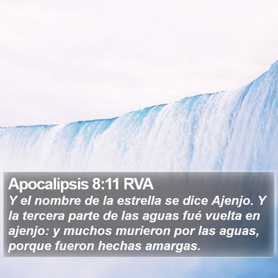 Apocalipsis 8:11 RVA Bible Verse Image