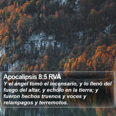 Apocalipsis 8:5 RVA Bible Verse Image