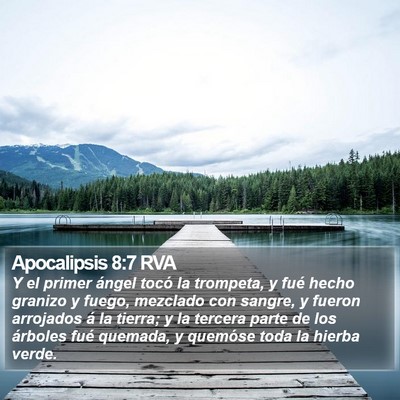 Apocalipsis 8:7 RVA Bible Verse Image