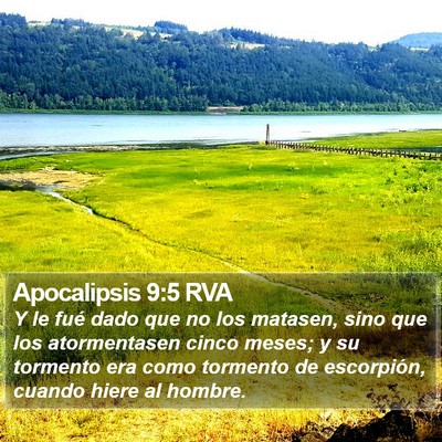 Apocalipsis 9:5 RVA Bible Verse Image