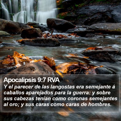 Apocalipsis 9:7 RVA Bible Verse Image