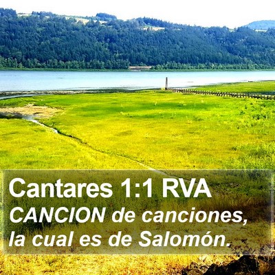 Cantares 1:1 RVA Bible Verse Image