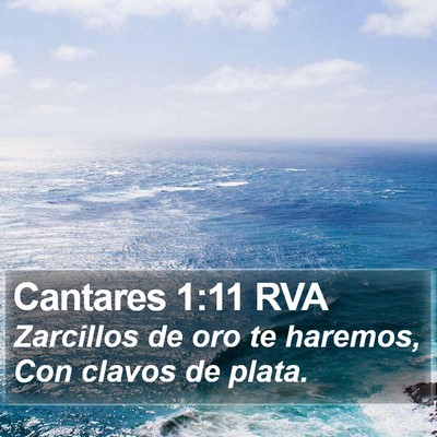 Cantares 1:11 RVA Bible Verse Image