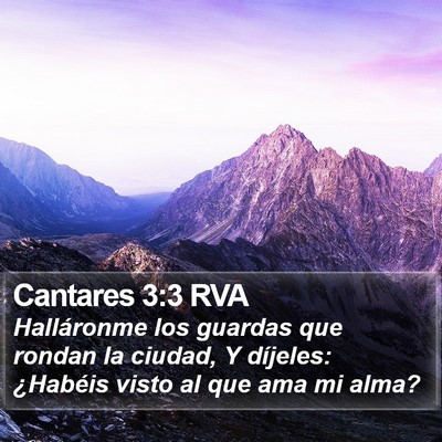 Cantares 3:3 RVA Bible Verse Image