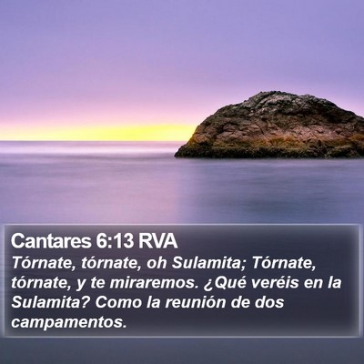 Cantares 6:13 RVA Bible Verse Image
