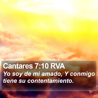 Cantares 7:10 RVA Bible Verse Image