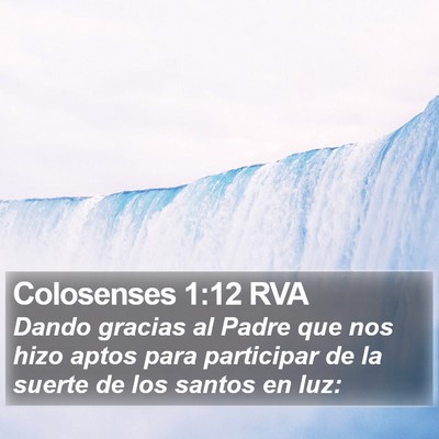 Colosenses 1:12 RVA Bible Verse Image