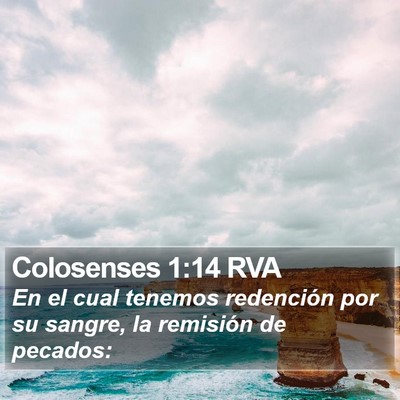 Colosenses 1:14 RVA Bible Verse Image