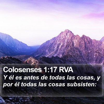 Colosenses 1:17 RVA Bible Verse Image