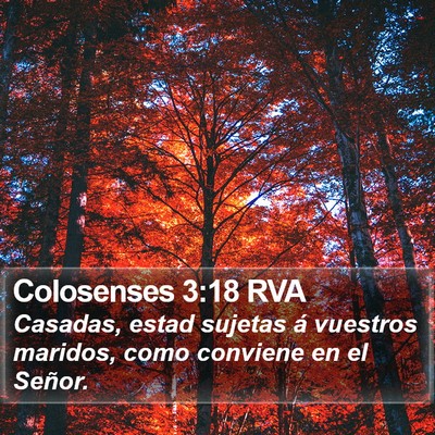 Colosenses 3:18 RVA Bible Verse Image