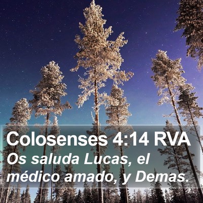 Colosenses 4:14 RVA Bible Verse Image