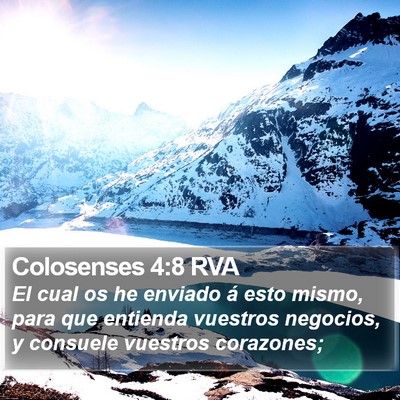 Colosenses 4:8 RVA Bible Verse Image
