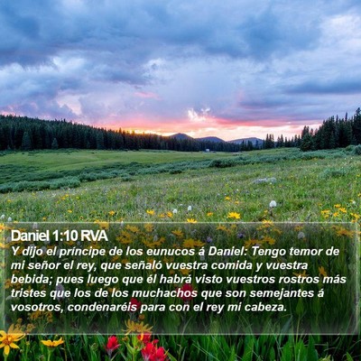 Daniel 1:10 RVA Bible Verse Image