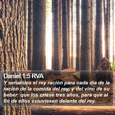 Daniel 1:5 RVA Bible Verse Image