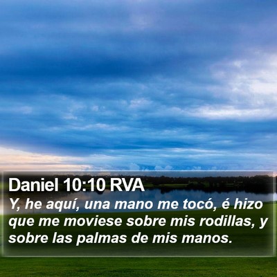 Daniel 10:10 RVA Bible Verse Image