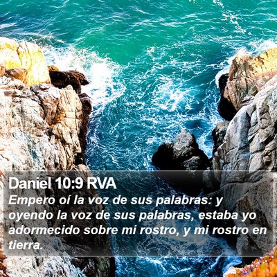 Daniel 10:9 RVA Bible Verse Image