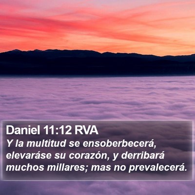 Daniel 11:12 RVA Bible Verse Image