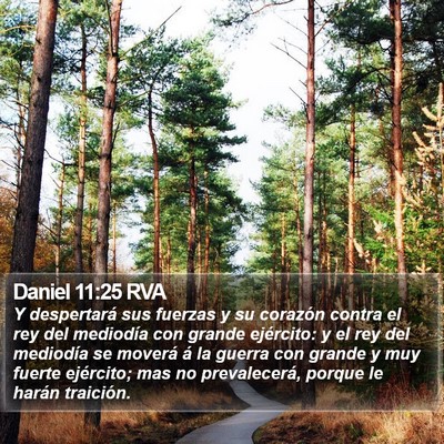 Daniel 11:25 RVA Bible Verse Image