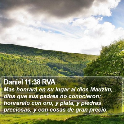 Daniel 11:38 RVA Bible Verse Image