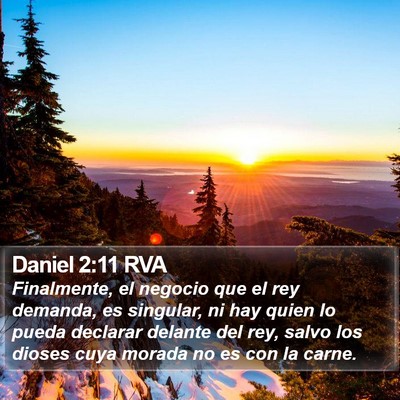 Daniel 2:11 RVA Bible Verse Image