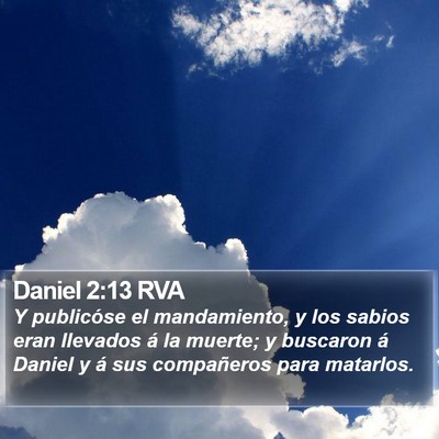 Daniel 2:13 RVA Bible Verse Image