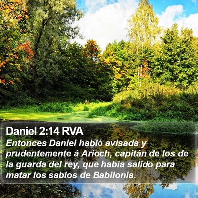 Daniel 2:14 RVA Bible Verse Image