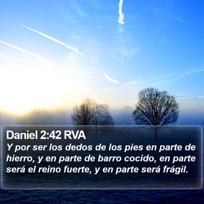 Daniel 2:42 RVA Bible Verse Image