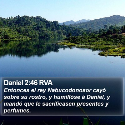Daniel 2:46 RVA Bible Verse Image