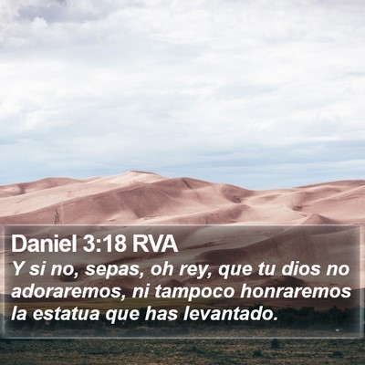Daniel 3:18 RVA Bible Verse Image