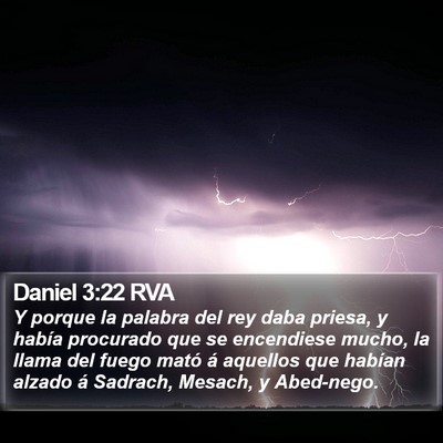 Daniel 3:22 RVA Bible Verse Image