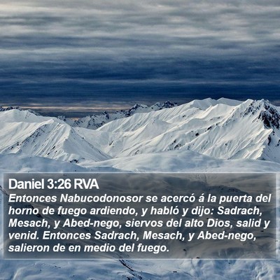 Daniel 3:26 RVA Bible Verse Image