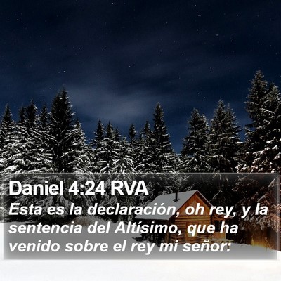 Daniel 4:24 RVA Bible Verse Image