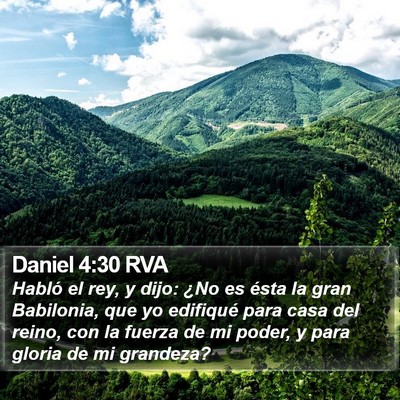 Daniel 4:30 RVA Bible Verse Image