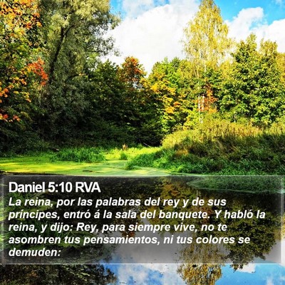 Daniel 5:10 RVA Bible Verse Image