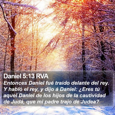 Daniel 5:13 RVA Bible Verse Image