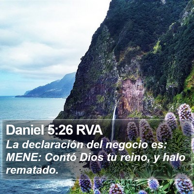 Daniel 5:26 RVA Bible Verse Image