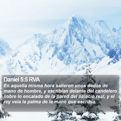 Daniel 5:5 RVA Bible Verse Image